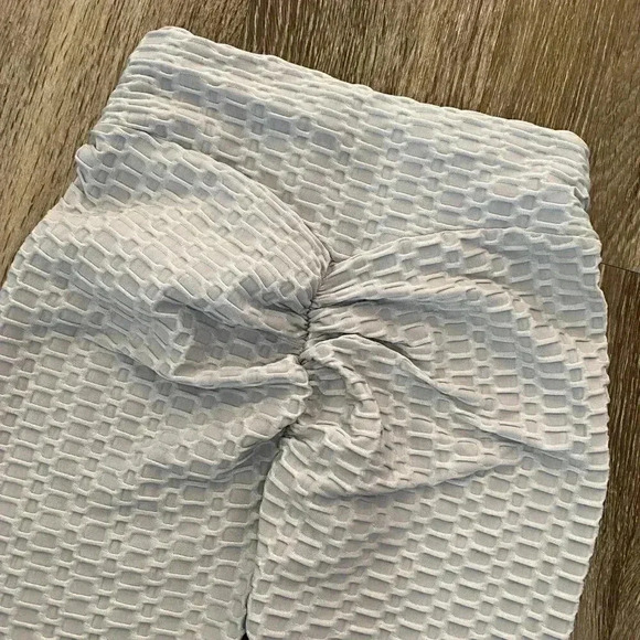 Womens Grey Patterned Leggings - S - Picture 4 of 5